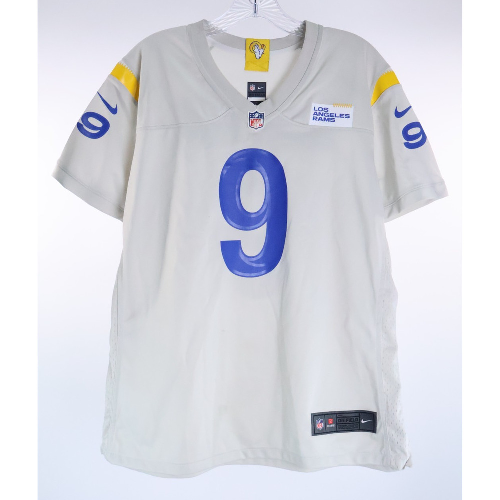 Matthew Stafford Los Angeles Rams Nike Jersey Size XL in Bone/Atmosphere Gray